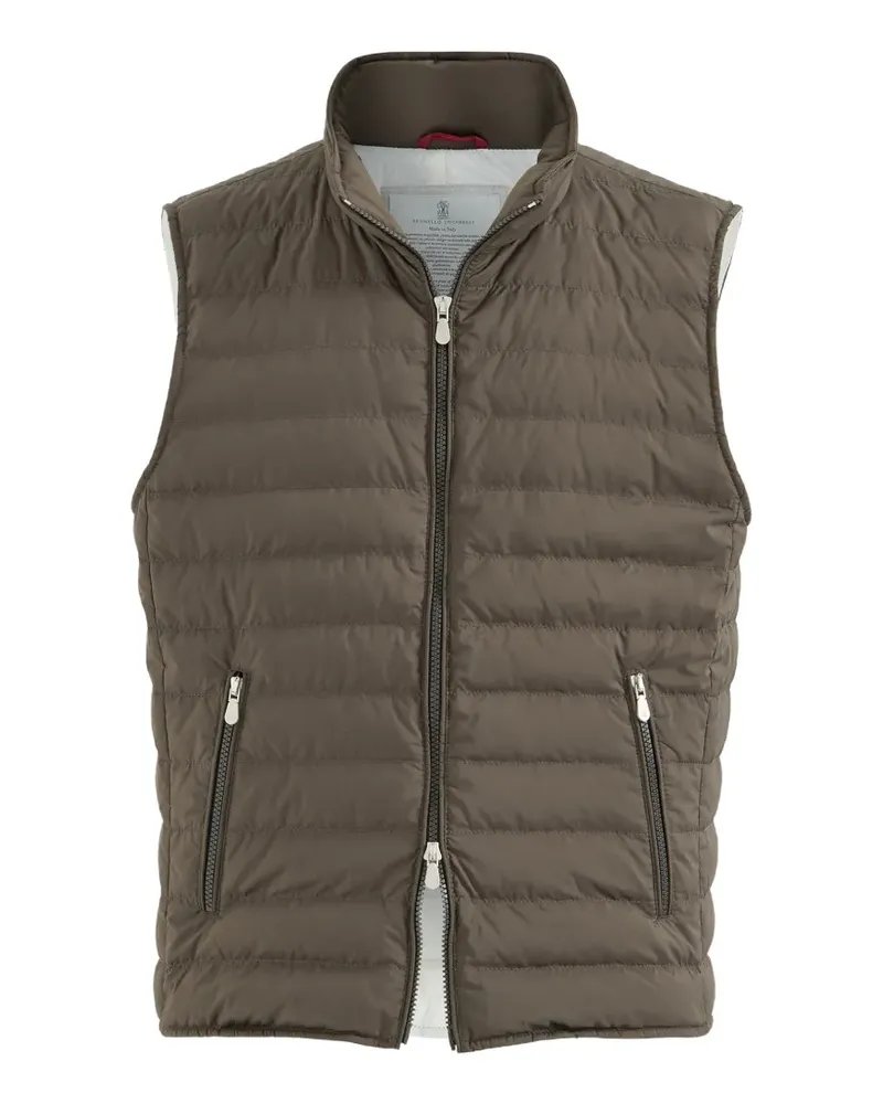 Brunello Cucinelli quilted gilet - Braun Braun
