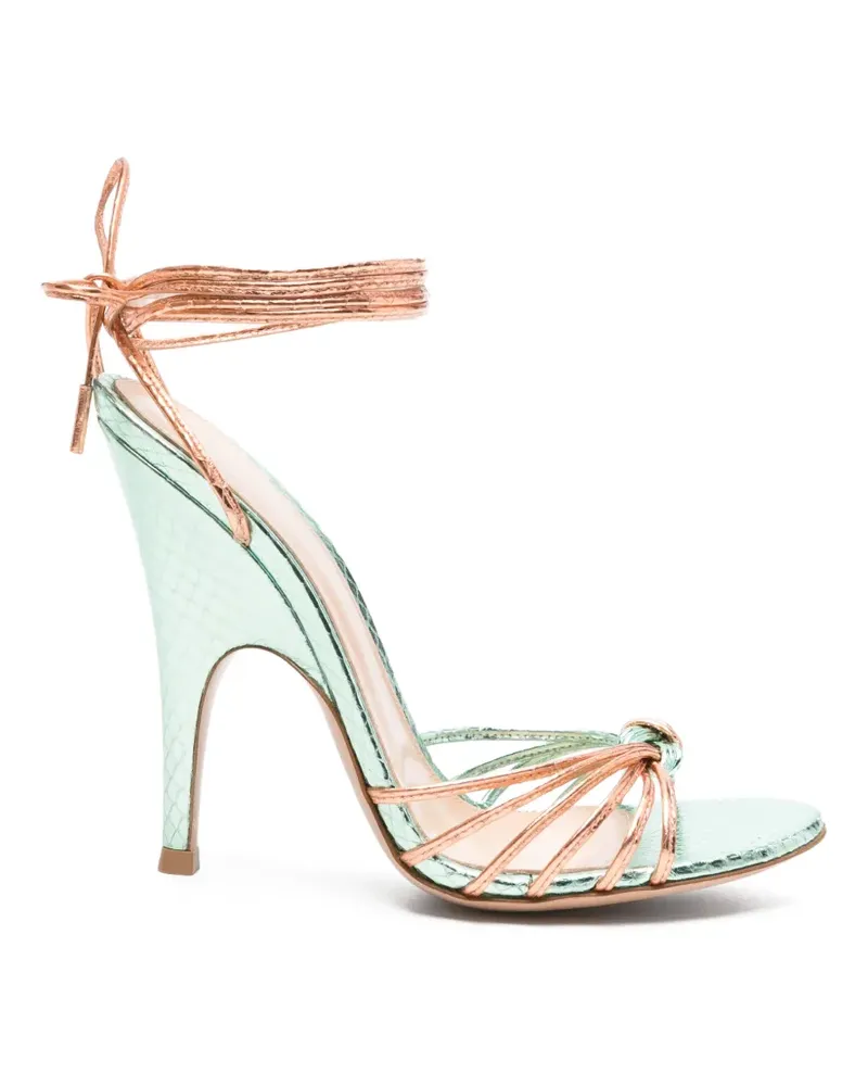 Gianvito Rossi Ricaye round-toe sandals - Grün Grün