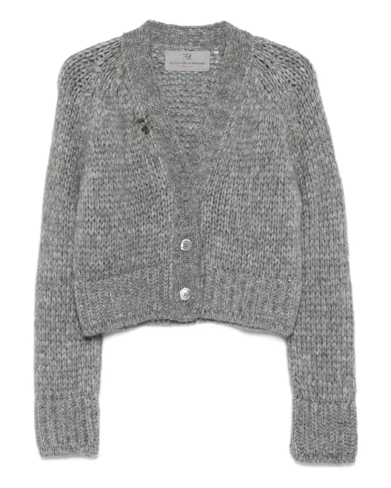Ermanno Scervino Cardigan mit dekorativen Knöpfen - Grau Grau