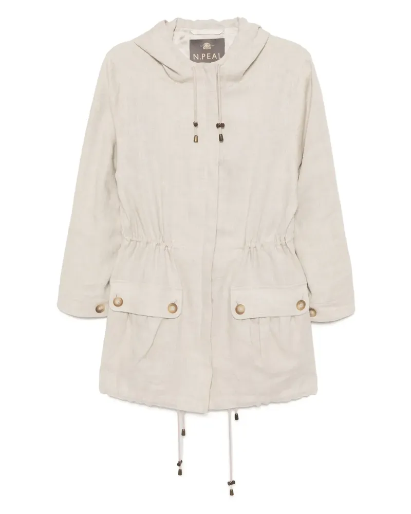 N.Peal Salina Jacke aus Leinen - Nude Nude