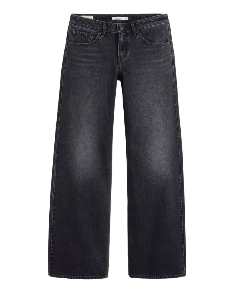 Levi's low-rise wide-leg jeans - Schwarz Schwarz