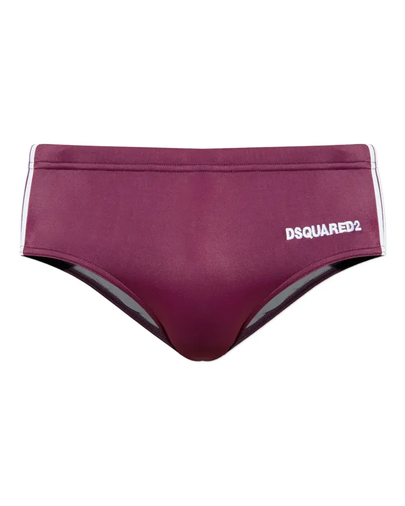 Dsquared2 Badehose mit Seitenstreifen - Violett Violett