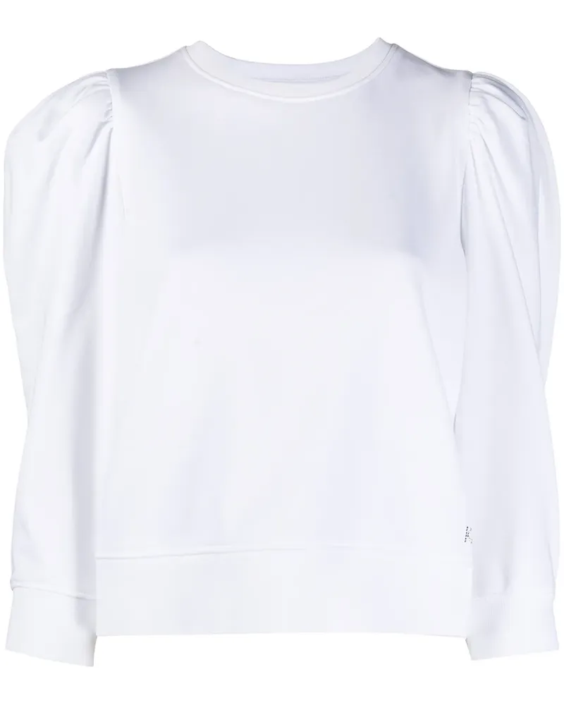 Karl Lagerfeld Sweatshirt mit Puffärmeln - Weiß Weiß