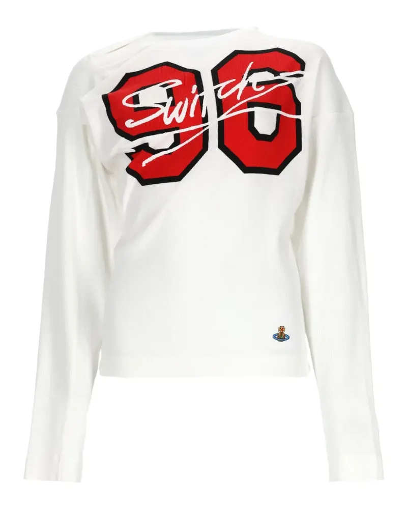 Vivienne Westwood graphic-print long-sleeve T-shirt - Weiß Weiß