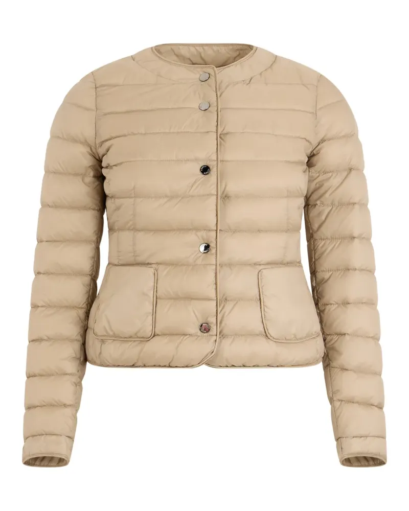 MOORER quilted button-fastening jacket - Nude Nude