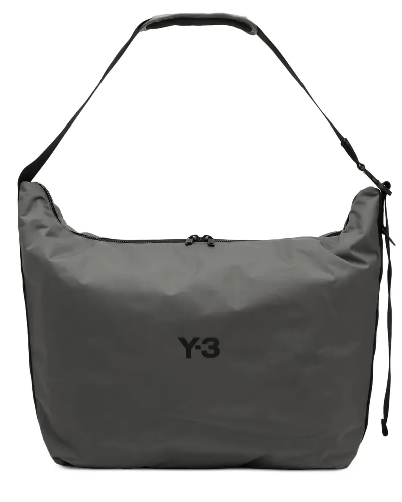 Y-3 Großer X Body Tote Bag - Grau Grau