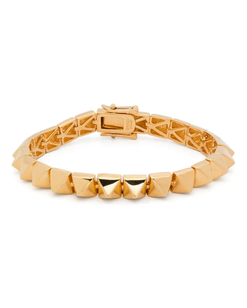 Eddie Borgo Pyramid Armband aus 12kt Gold-Vermeil Gold