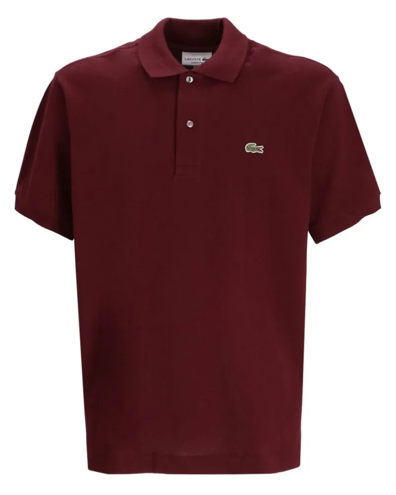 Lacoste Poloshirt mit Krokodil-Patch - Rot Rot