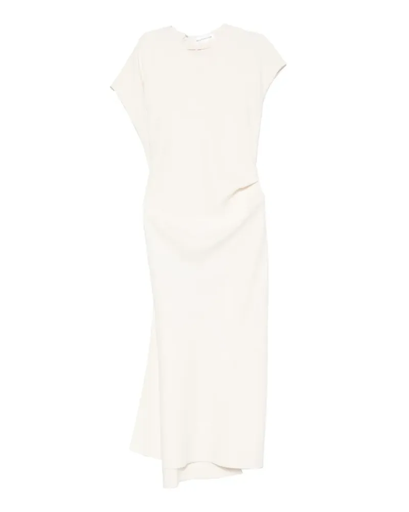 Victoria Beckham draped asymmetric dress - Nude Nude