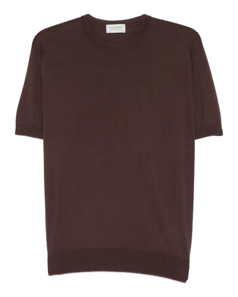 John Smedley Kempton T-shirt - Violett Violett