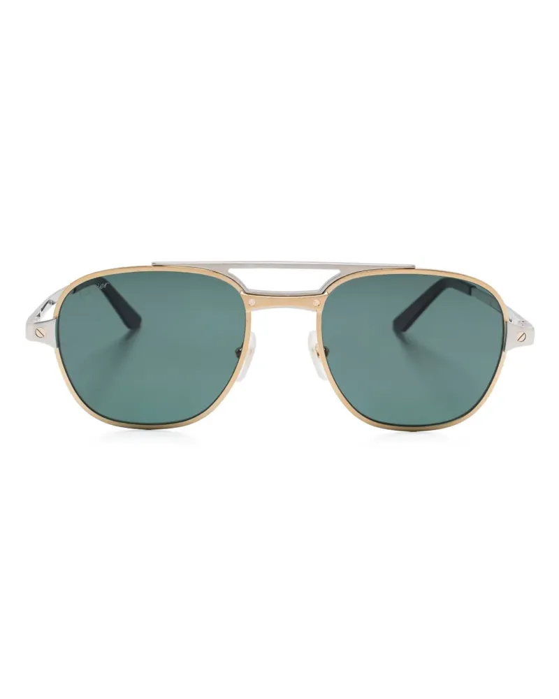 Cartier Santos Sonnenbrille - Silber Silber