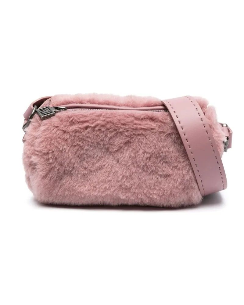 Max Mara Kleine Teddy Roll Umhängetasche - Rosa Rosa