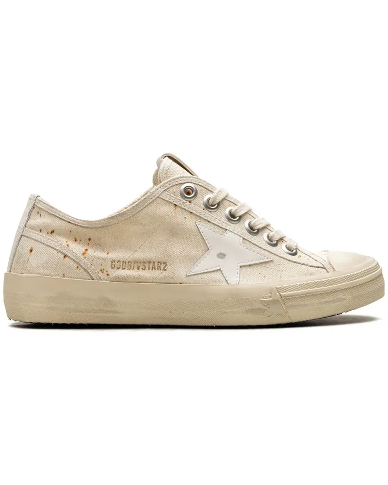 Golden Goose V-Star "Milk/White" Sneakers - Nude Nude