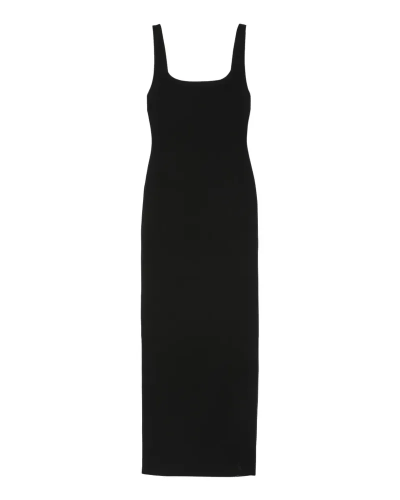 Solace London Aneila square-neck maxi dress - Schwarz Schwarz