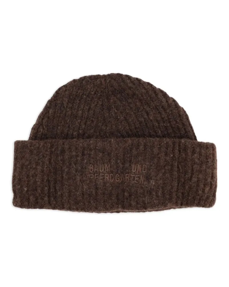 Baum und Pferdgarten Leia ribbed-knit beanie hat - Braun Braun