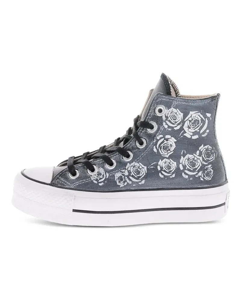 Converse All Star Chuck Taylor High-Top-Sneakers mit Plateau - Grau Grau