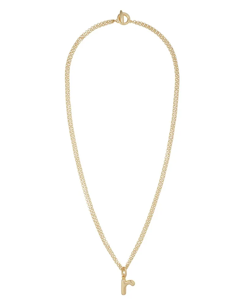 Roxanne Assoulin The Puffy Initial Halskette - Gold Gold