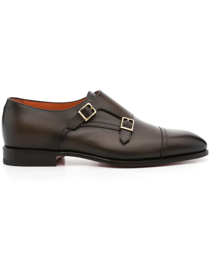 Santoni Klassische Monk-Schuhe - Braun Braun