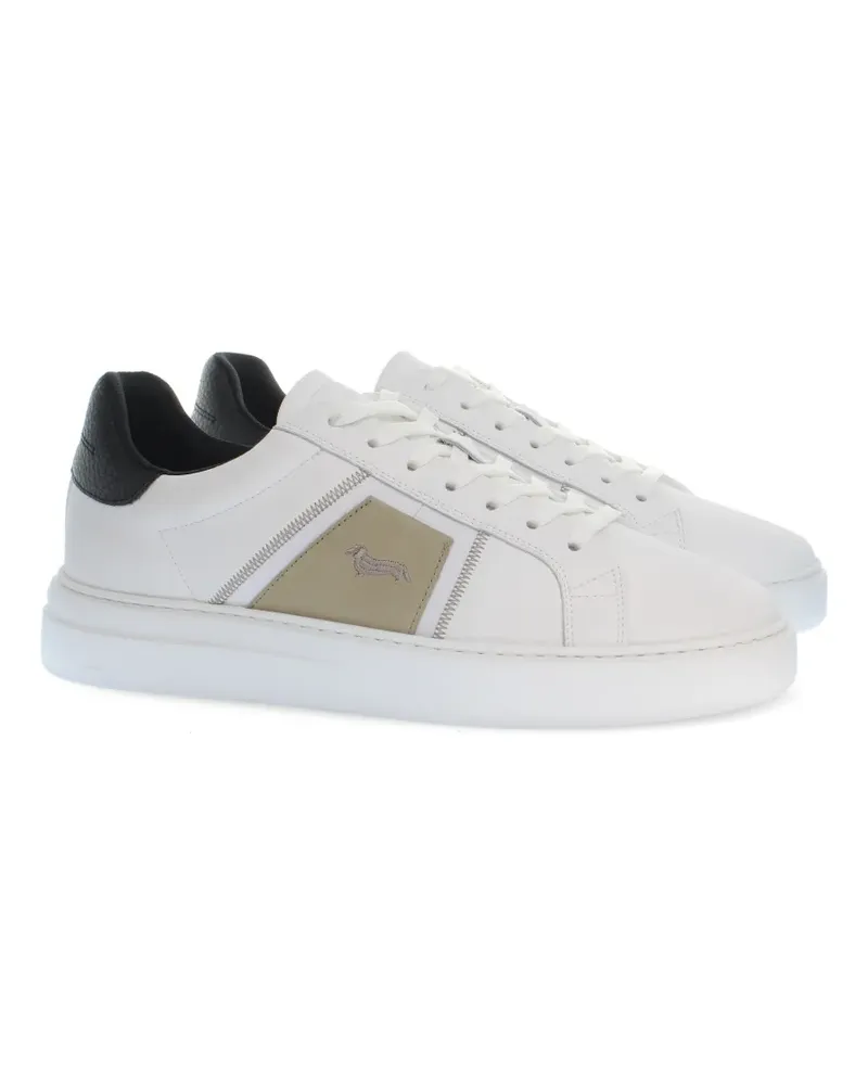 Harmont & Blaine Sneakers mit Logo-Stickerei - Weiß Weiß