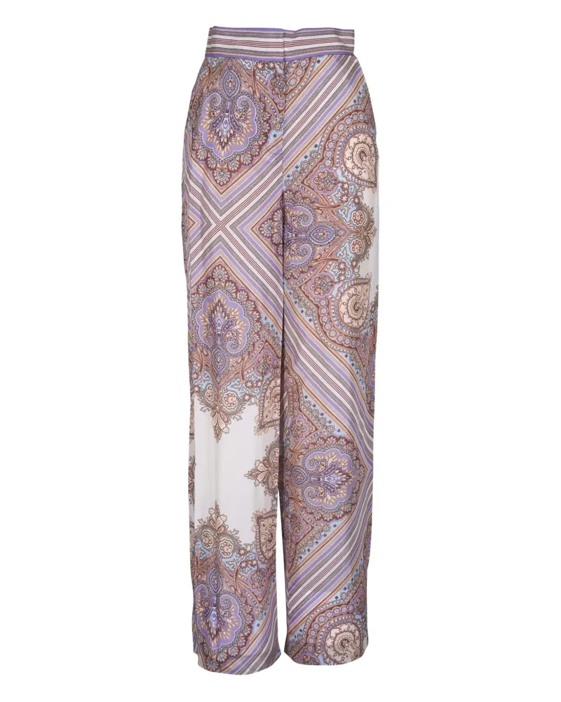 Veronica Beard Hose mit weitem Bein - Nude Nude