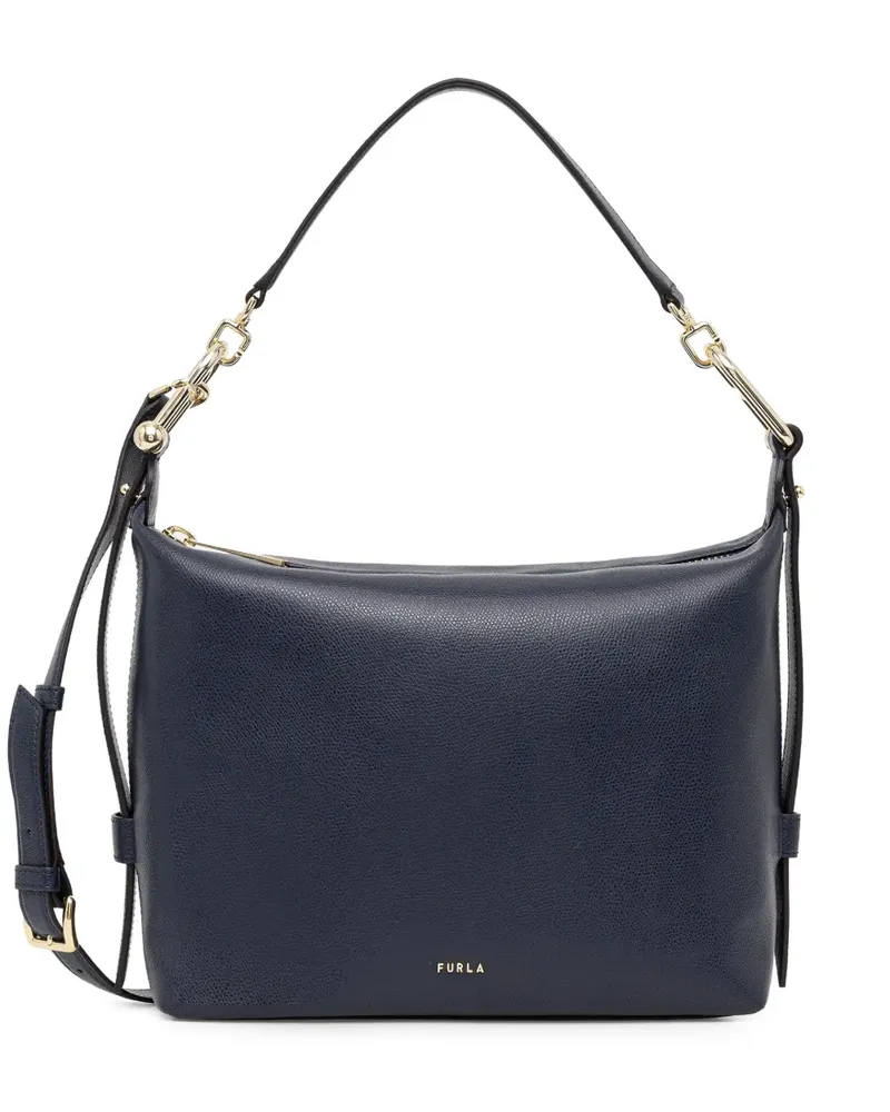 Furla M Tonie hobo leather crossbody bag - Blau Blau