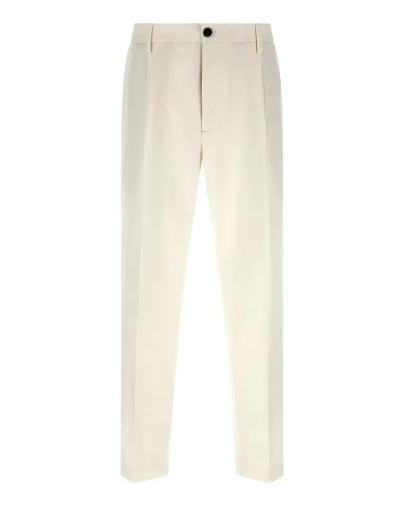 Department 5 Gin logo-patch trousers - Nude Nude