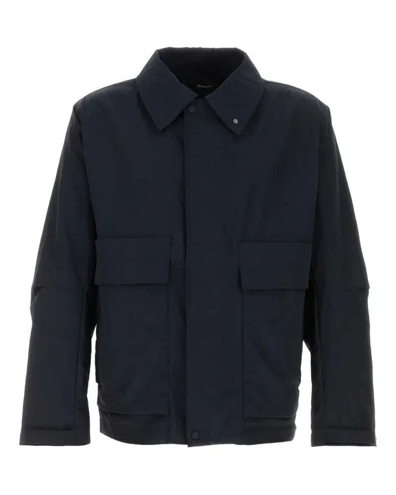 Herno Jacke mit Taschen - Blau Blau