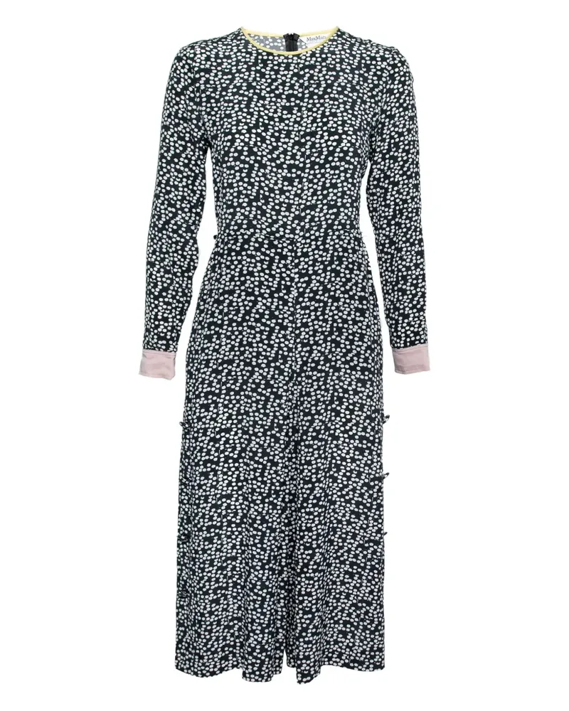 Max Mara 2023 Jumpsuit mit Polka Dots - Blau Blau