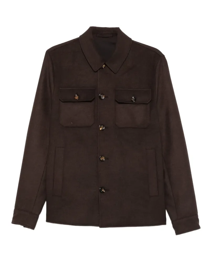 KIRED Geknöpfte Jacke - Braun Braun