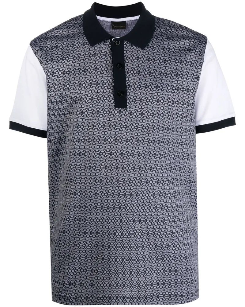 Billionaire Zweifarbiges Poloshirt - Blau Blau