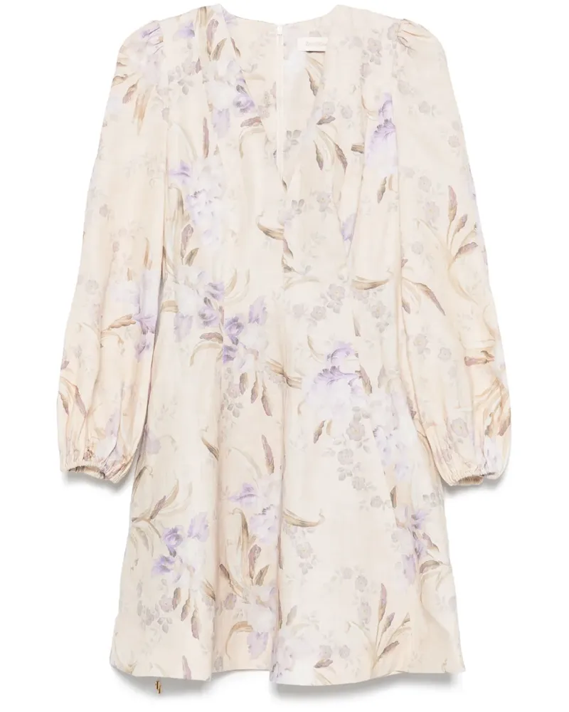 Zimmermann Eden Minikleid - Nude Nude