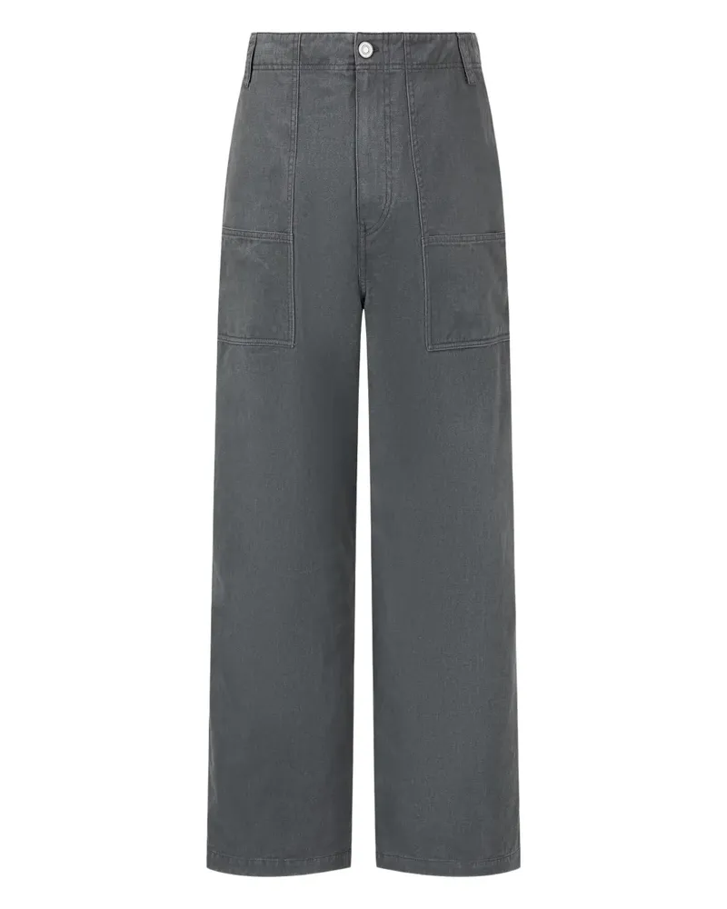 STUDIO TOMBOY Weite Hose im Utility-Look - Grau Grau