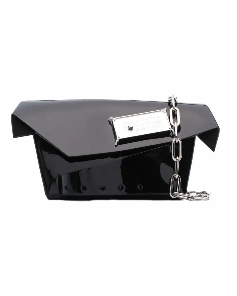 Maison Margiela Kleine Snatched Clutch - Schwarz Schwarz