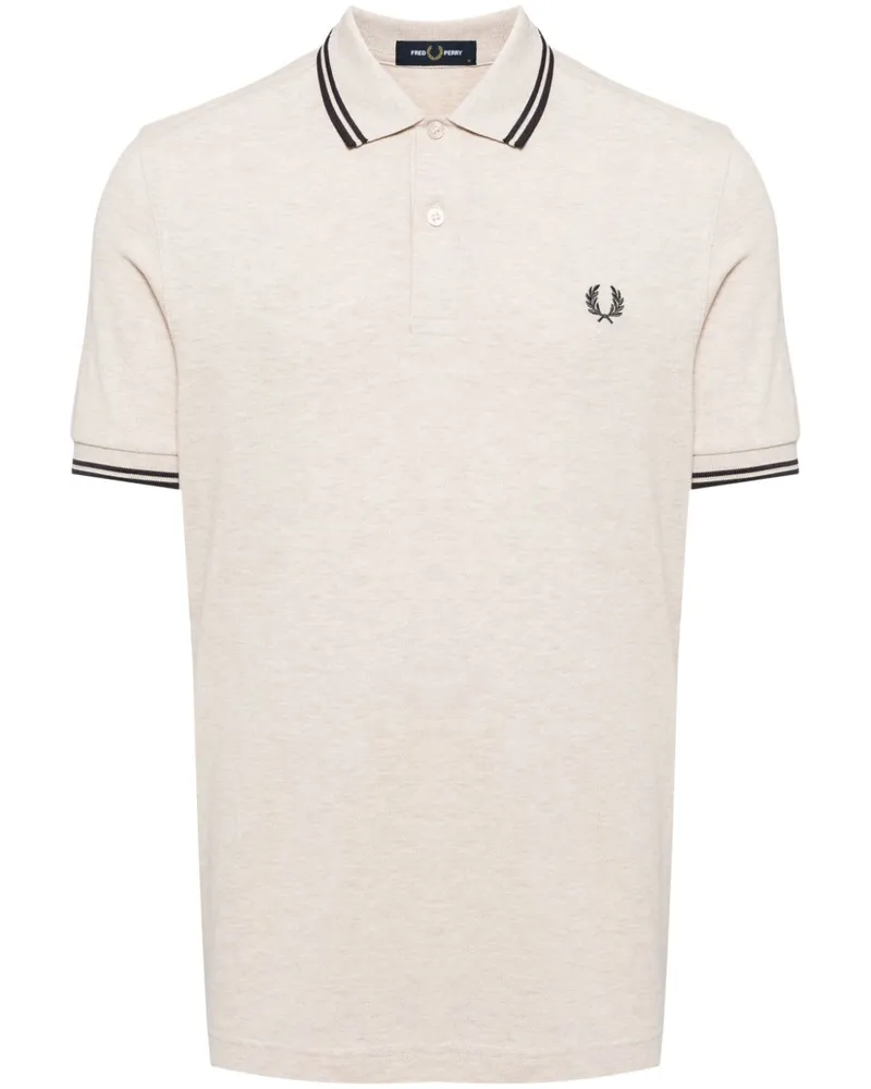 Fred Perry Poloshirt mit Logo-Stickerei - Nude Nude