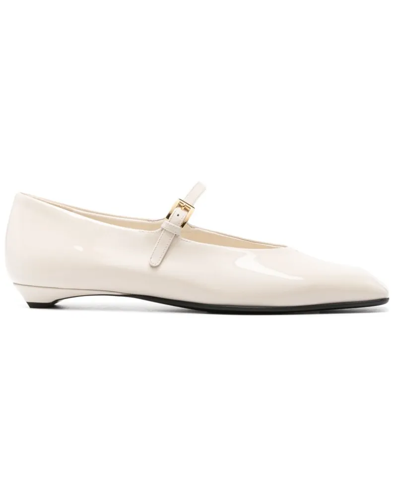 Prada Ballerinas aus Lackleder - Nude Nude