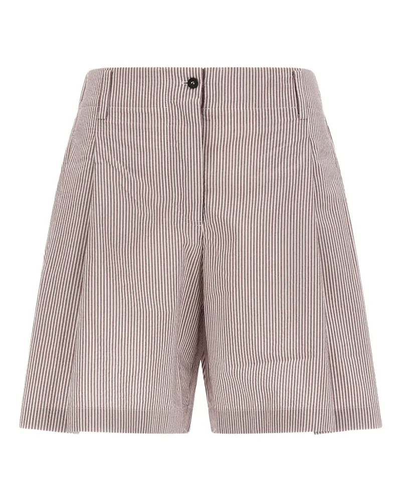Brunello Cucinelli button-fastening striped shorts - Braun Braun