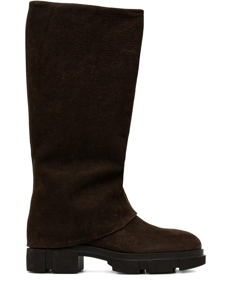 Copenhagen chunky-sole knee-high boots - Braun Braun