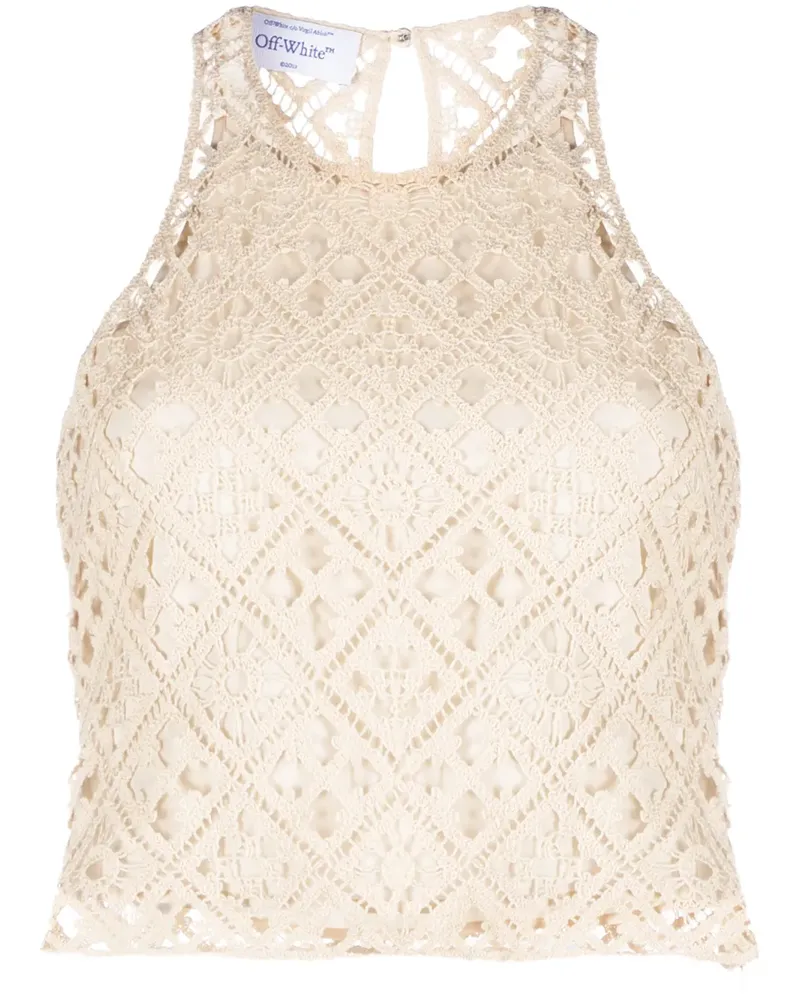 OFF-WHITE Klassisches Cropped-Top - Nude Nude