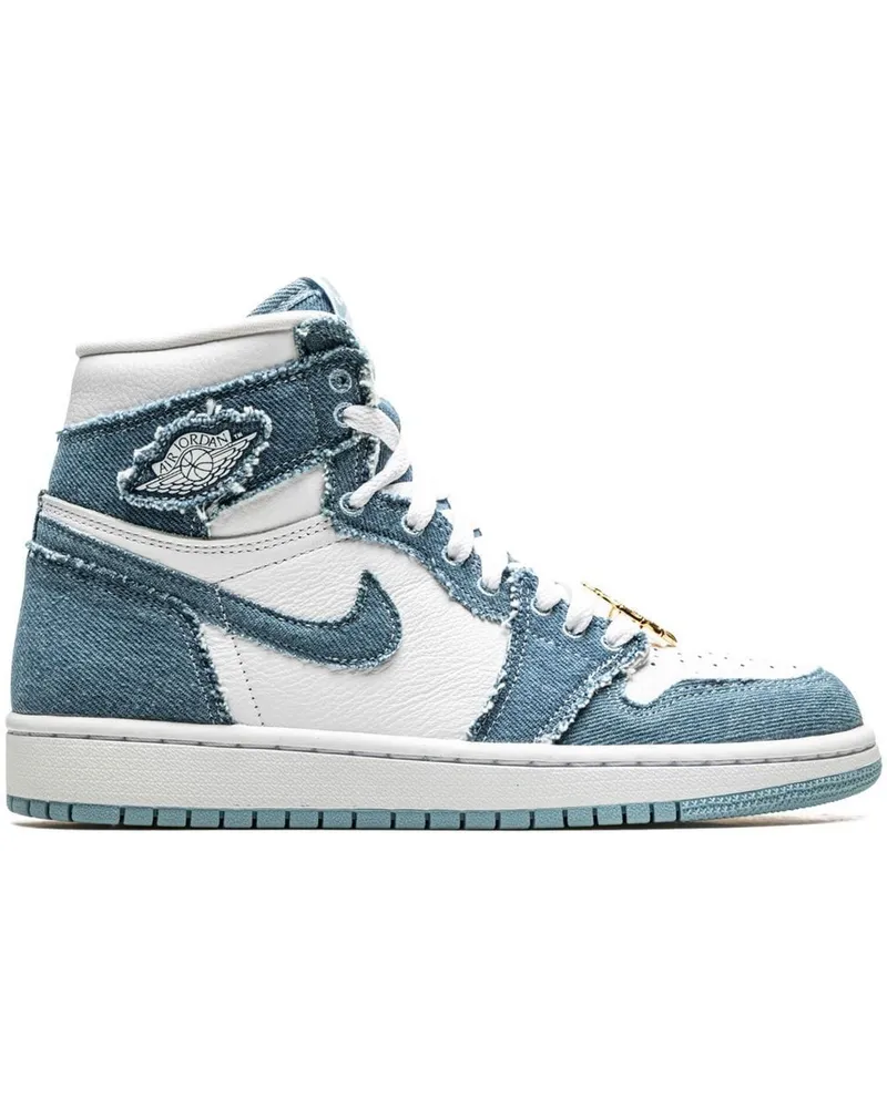 Jordan Air  1 High OG Denim Sneakers - Blau Blau