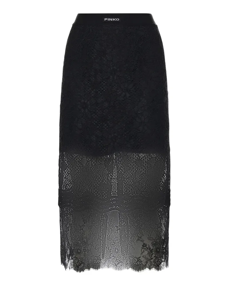 Pinko lace midi skirt - Schwarz Schwarz