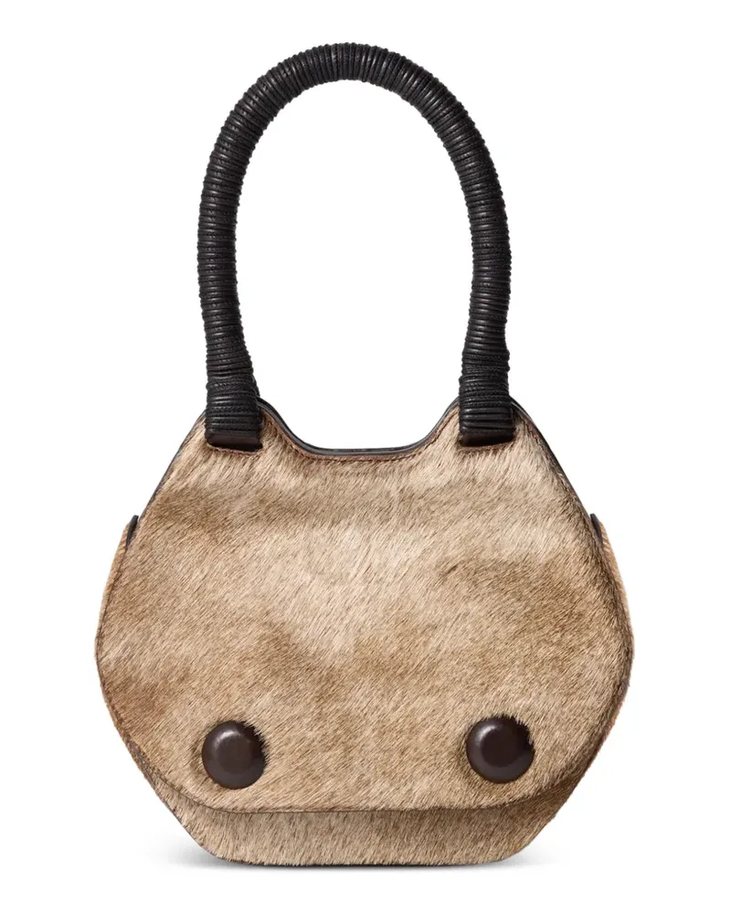 Christophe Lemaire Mini Frog Handtasche - Nude Nude