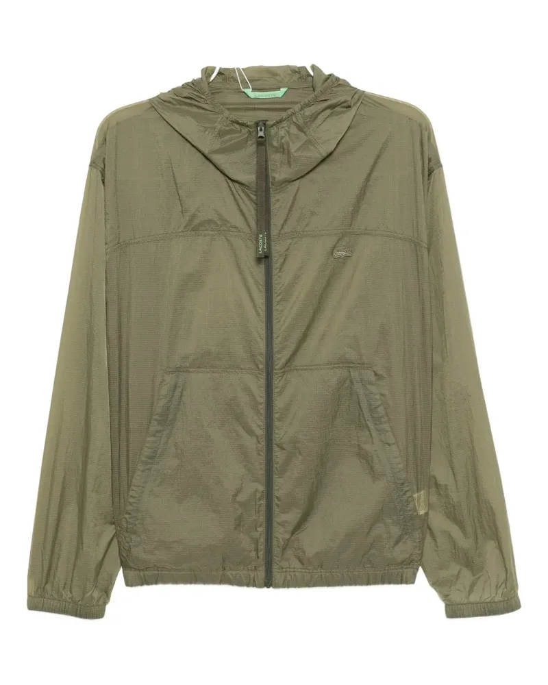 Lacoste Jacke mit Logo-Stickerei - Grün Grün