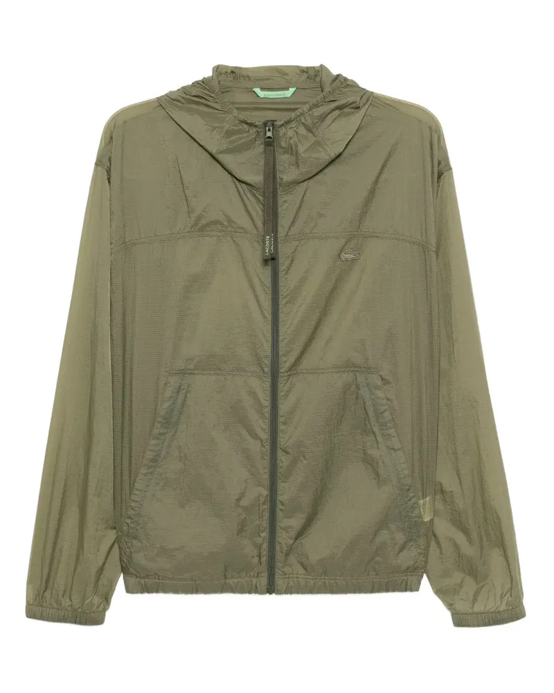 Lacoste Jacke mit Logo-Stickerei - Grün Grün