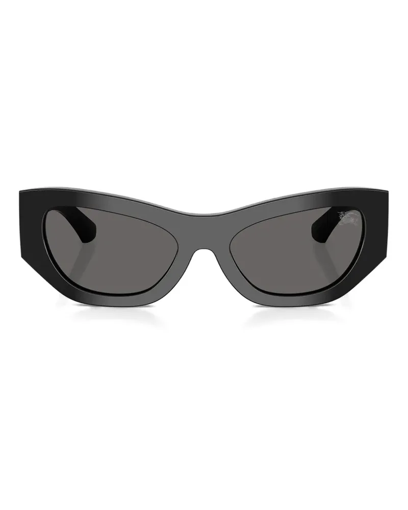 Burberry Sonnenbrille mit geometrischem Gestell - Schwarz Schwarz