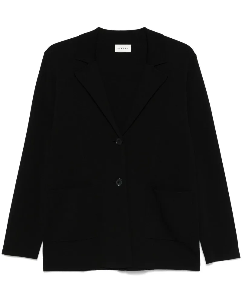 P.A.R.O.S.H. P.A.R.O H. Gestrickte Jacke - Schwarz Schwarz