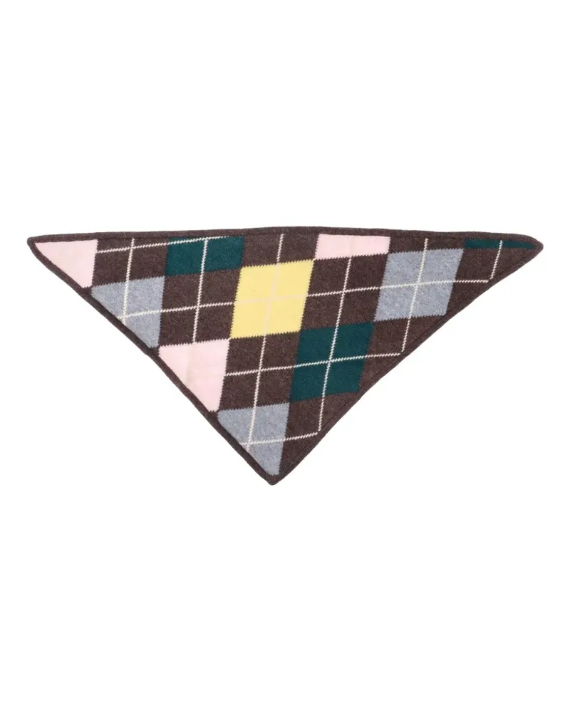 &Daughter argyle cashmere scarf - Braun Braun