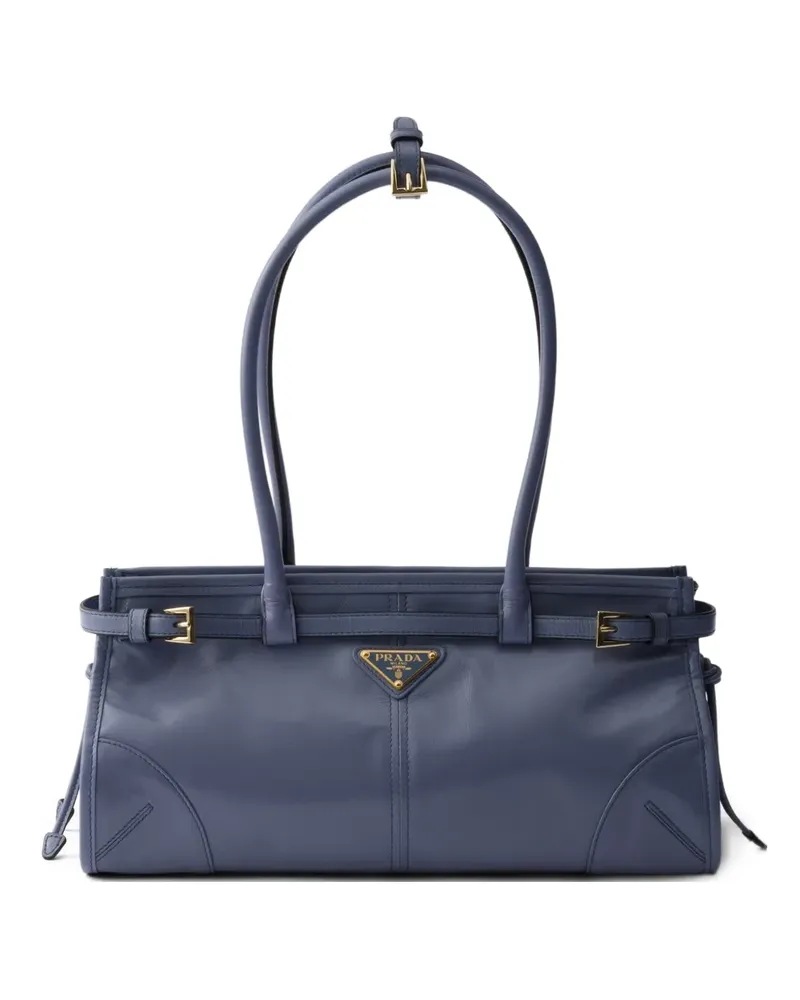 Prada Mittelgroßer Bonnie Tote Bag - Blau Blau