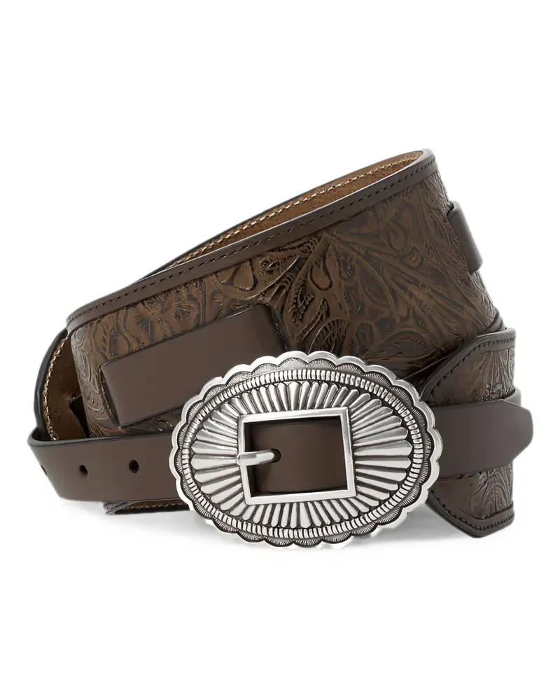 The Great tooled waist belt - Braun Braun