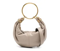 Kleine Bracelet Hobo-Tasche - Nude