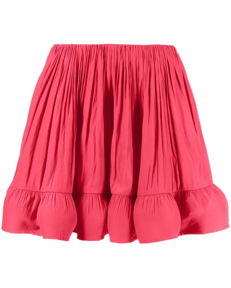 Lanvin Drapierter Minirock - Rosa Rosa